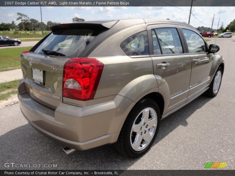 Light Khaki Metallic / Pastel Pebble Beige 2007 Dodge Caliber R/T AWD