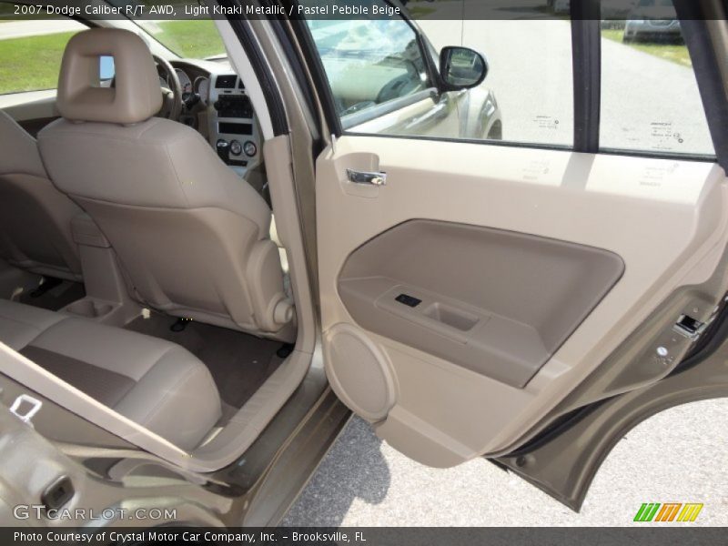 Light Khaki Metallic / Pastel Pebble Beige 2007 Dodge Caliber R/T AWD