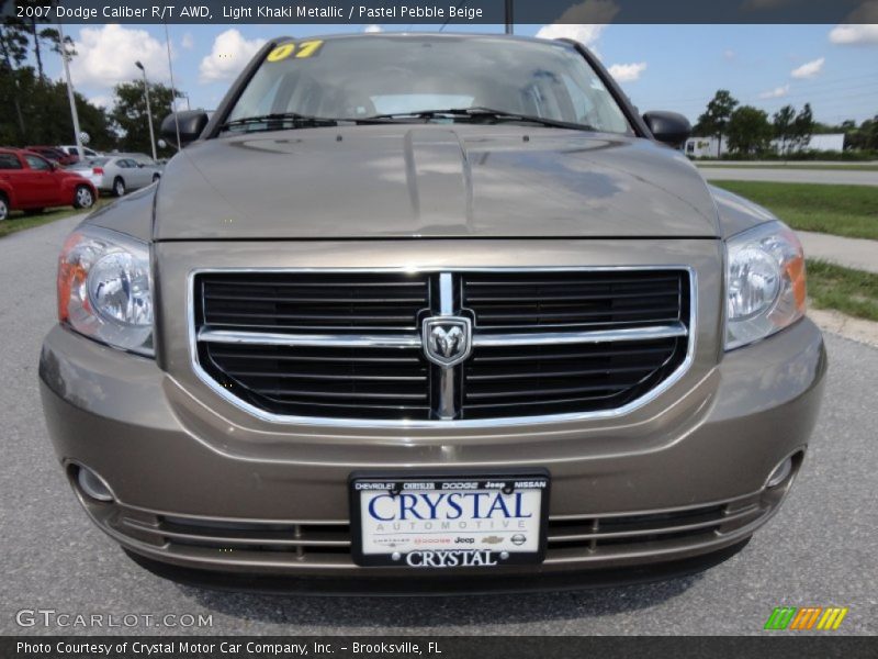 Light Khaki Metallic / Pastel Pebble Beige 2007 Dodge Caliber R/T AWD