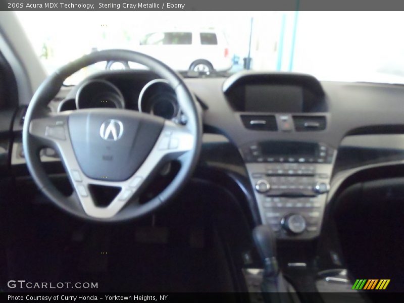 Sterling Gray Metallic / Ebony 2009 Acura MDX Technology
