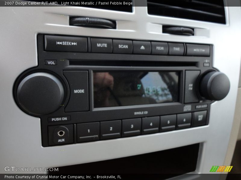 Light Khaki Metallic / Pastel Pebble Beige 2007 Dodge Caliber R/T AWD