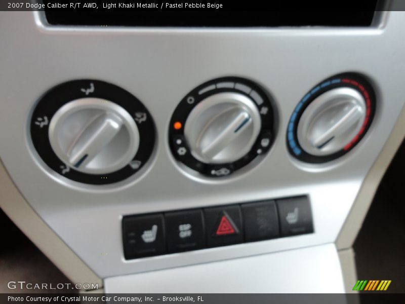 Light Khaki Metallic / Pastel Pebble Beige 2007 Dodge Caliber R/T AWD