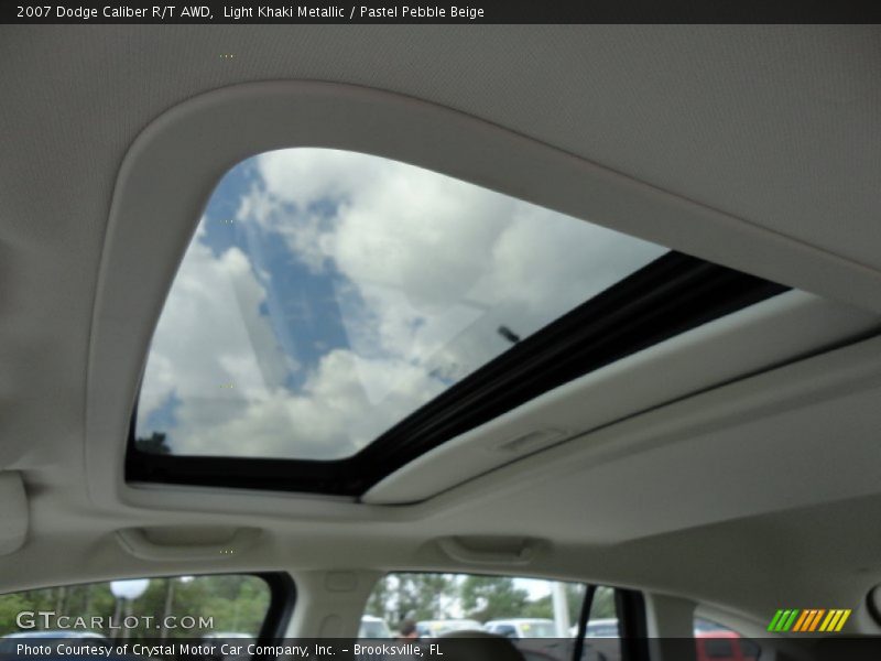 Light Khaki Metallic / Pastel Pebble Beige 2007 Dodge Caliber R/T AWD