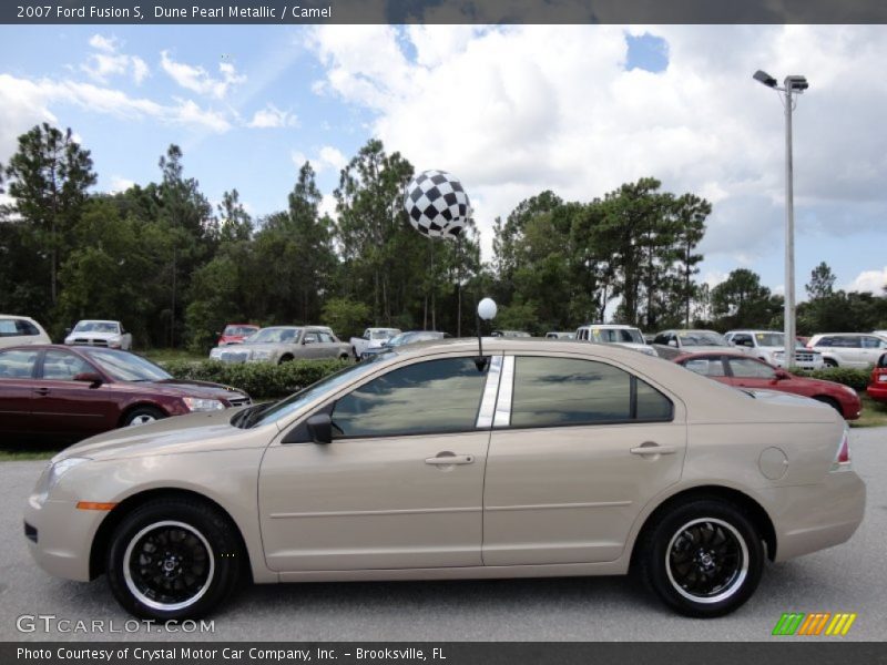 Dune Pearl Metallic / Camel 2007 Ford Fusion S