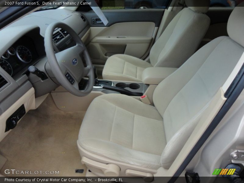 Dune Pearl Metallic / Camel 2007 Ford Fusion S
