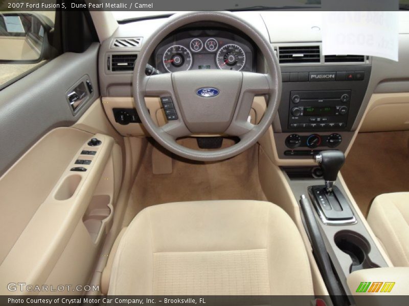 Dune Pearl Metallic / Camel 2007 Ford Fusion S