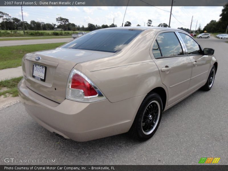 Dune Pearl Metallic / Camel 2007 Ford Fusion S
