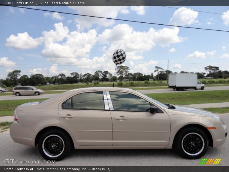 Dune Pearl Metallic / Camel 2007 Ford Fusion S