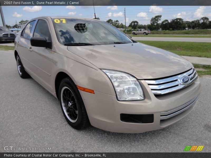 Dune Pearl Metallic / Camel 2007 Ford Fusion S