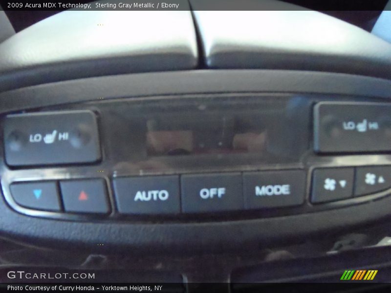 Sterling Gray Metallic / Ebony 2009 Acura MDX Technology