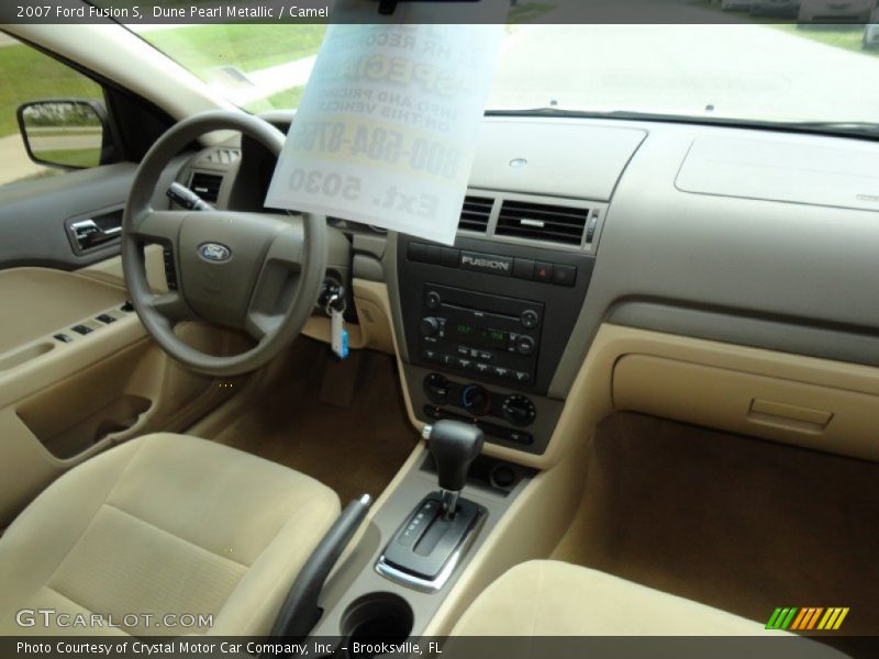 Dune Pearl Metallic / Camel 2007 Ford Fusion S