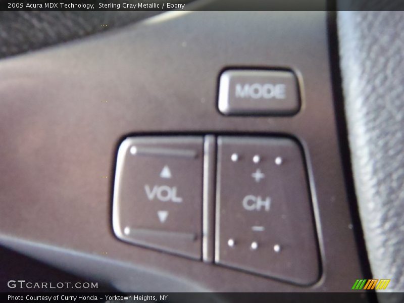 Sterling Gray Metallic / Ebony 2009 Acura MDX Technology