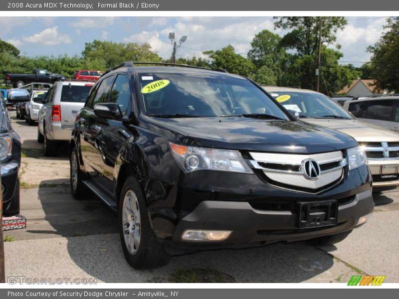 Formal Black / Ebony 2008 Acura MDX Technology