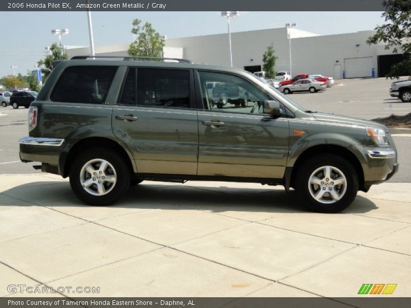 Amazon Green Metallic / Gray 2006 Honda Pilot EX