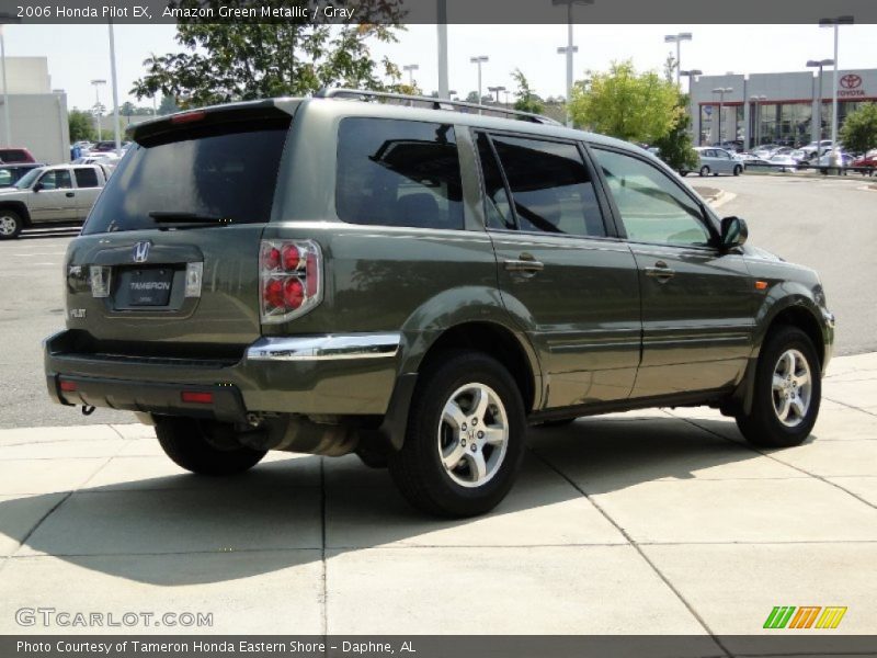 Amazon Green Metallic / Gray 2006 Honda Pilot EX