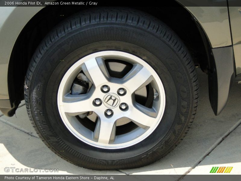Amazon Green Metallic / Gray 2006 Honda Pilot EX