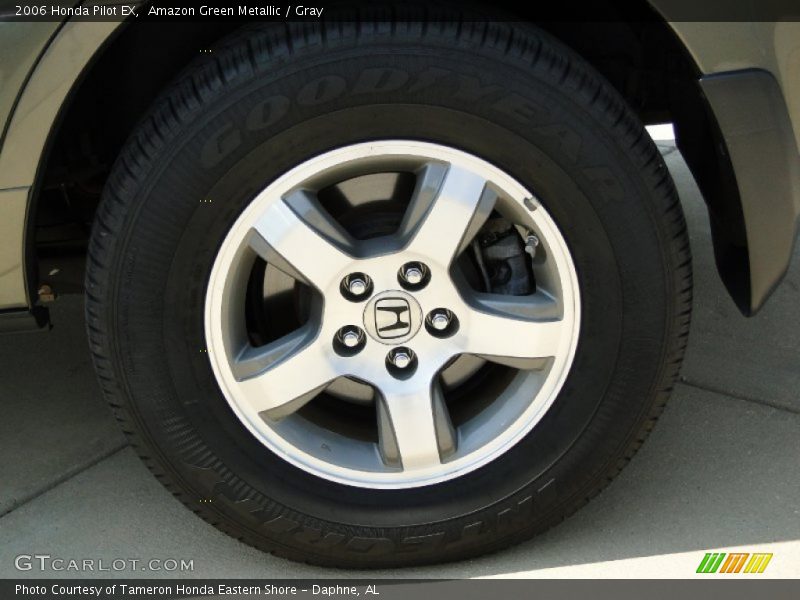 Amazon Green Metallic / Gray 2006 Honda Pilot EX