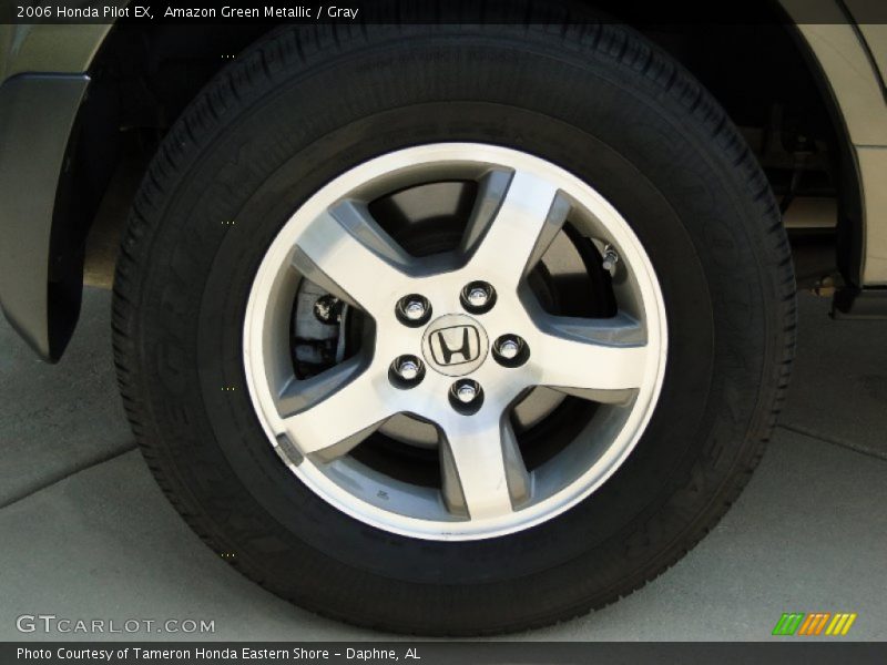 Amazon Green Metallic / Gray 2006 Honda Pilot EX