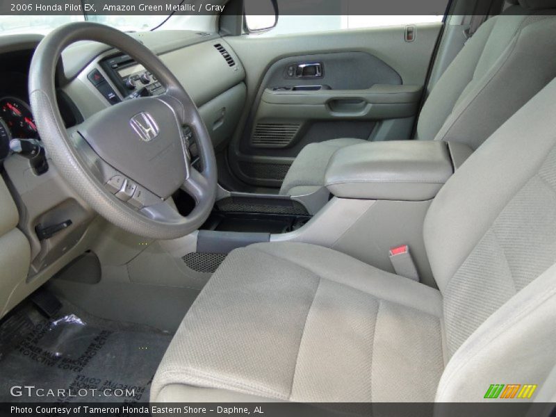 Amazon Green Metallic / Gray 2006 Honda Pilot EX