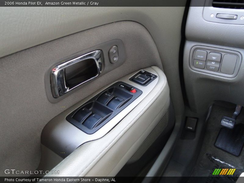Amazon Green Metallic / Gray 2006 Honda Pilot EX