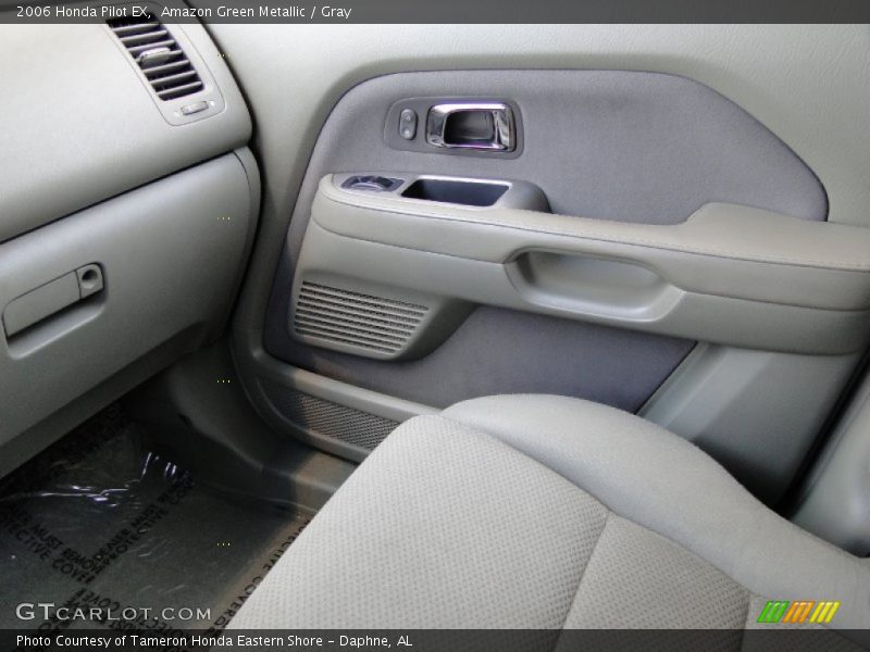 Amazon Green Metallic / Gray 2006 Honda Pilot EX