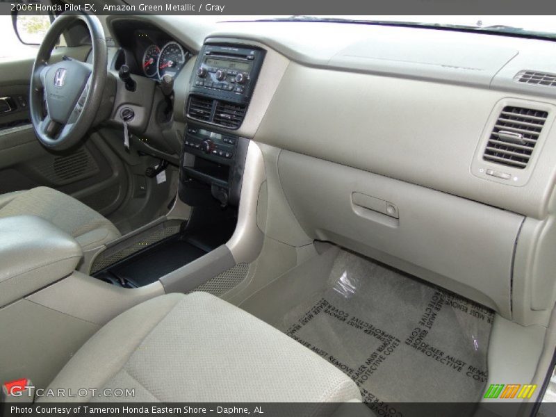 Amazon Green Metallic / Gray 2006 Honda Pilot EX