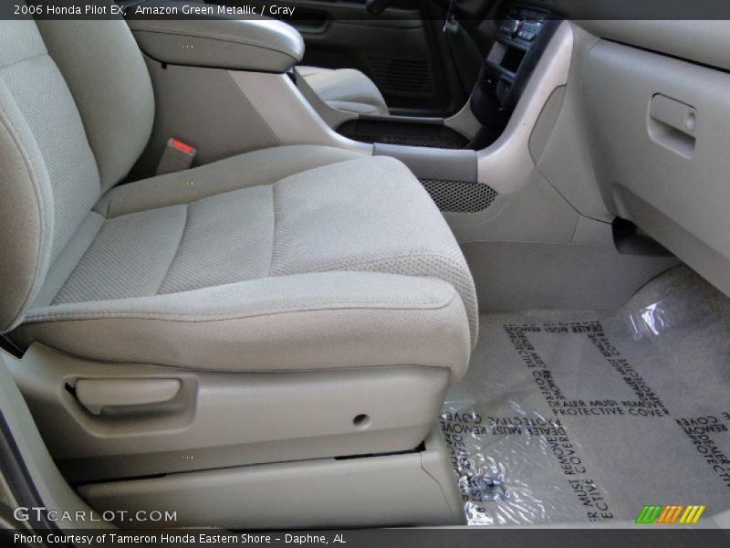 Amazon Green Metallic / Gray 2006 Honda Pilot EX
