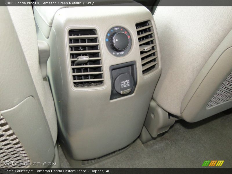 Amazon Green Metallic / Gray 2006 Honda Pilot EX