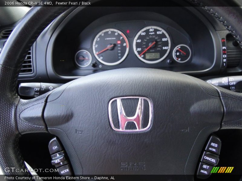 Pewter Pearl / Black 2006 Honda CR-V SE 4WD
