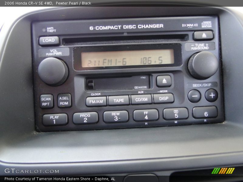 Pewter Pearl / Black 2006 Honda CR-V SE 4WD