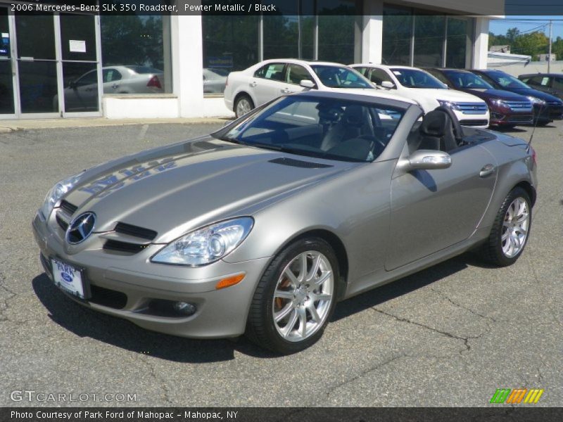Pewter Metallic / Black 2006 Mercedes-Benz SLK 350 Roadster