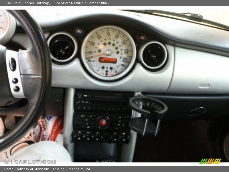 Pure Silver Metallic / Panther Black 2002 Mini Cooper Hardtop