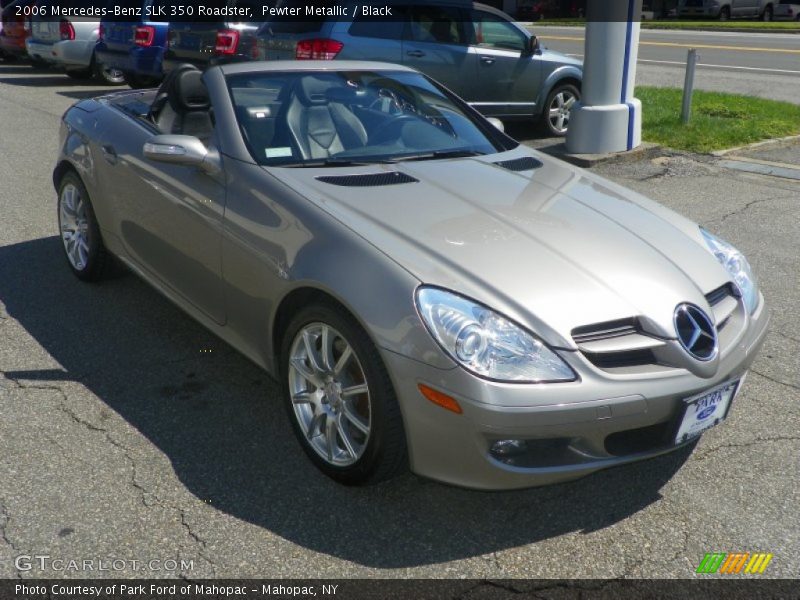 Pewter Metallic / Black 2006 Mercedes-Benz SLK 350 Roadster