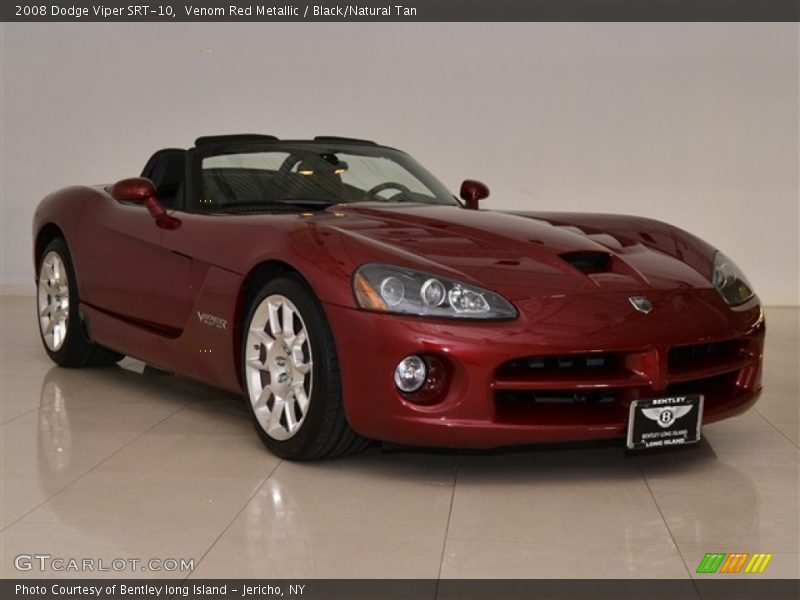 Venom Red Metallic / Black/Natural Tan 2008 Dodge Viper SRT-10
