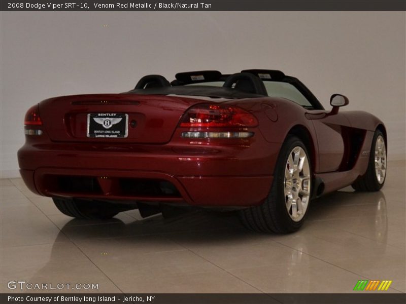 Venom Red Metallic / Black/Natural Tan 2008 Dodge Viper SRT-10