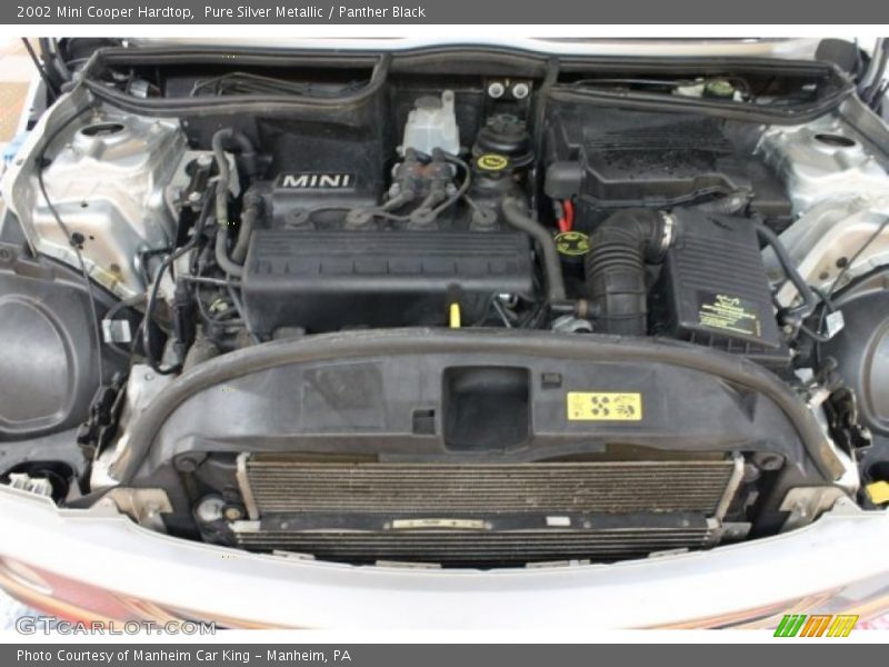 Pure Silver Metallic / Panther Black 2002 Mini Cooper Hardtop