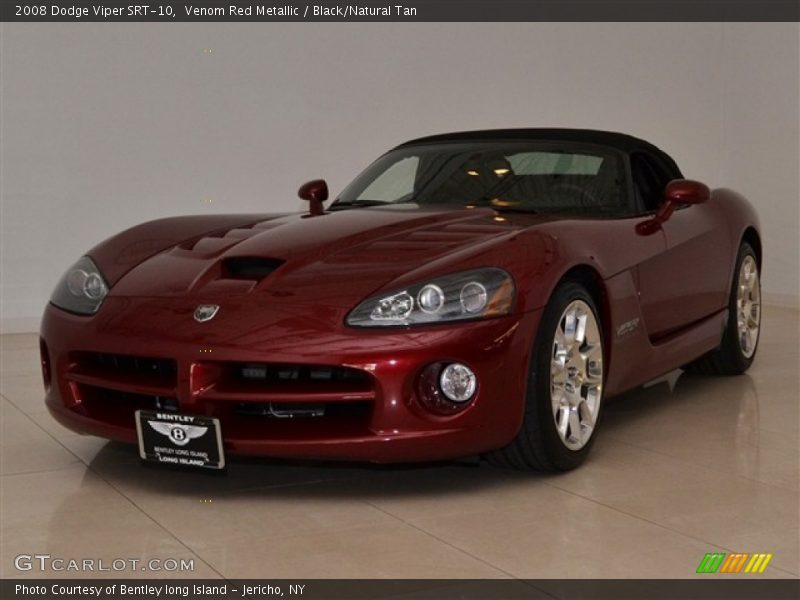 Venom Red Metallic / Black/Natural Tan 2008 Dodge Viper SRT-10