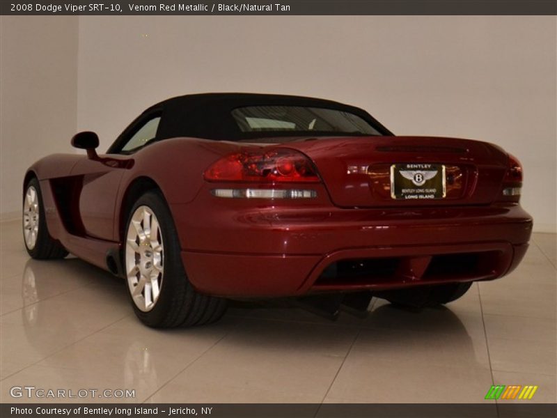 Venom Red Metallic / Black/Natural Tan 2008 Dodge Viper SRT-10
