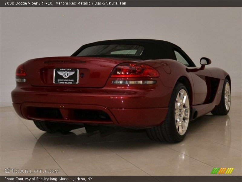 Venom Red Metallic / Black/Natural Tan 2008 Dodge Viper SRT-10