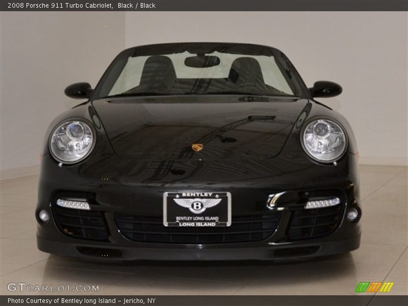 Black / Black 2008 Porsche 911 Turbo Cabriolet