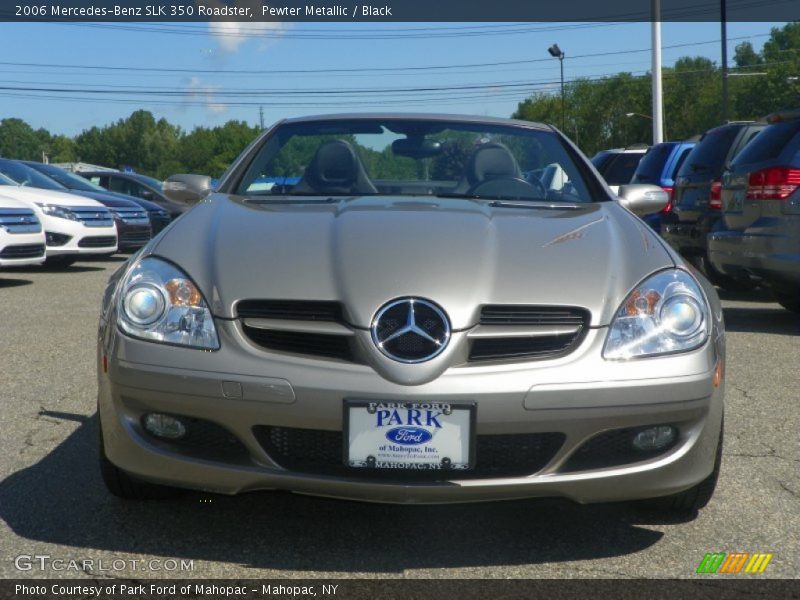 Pewter Metallic / Black 2006 Mercedes-Benz SLK 350 Roadster