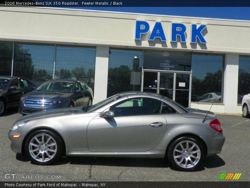 Pewter Metallic / Black 2006 Mercedes-Benz SLK 350 Roadster