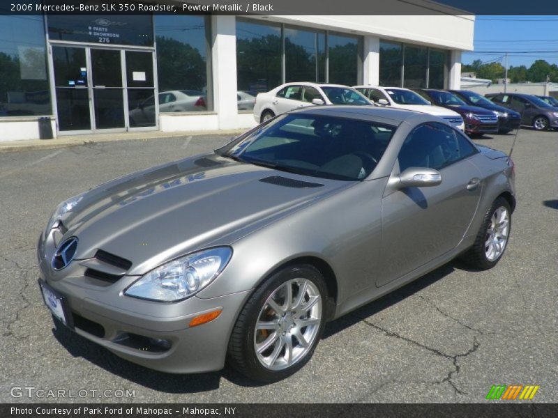 Pewter Metallic / Black 2006 Mercedes-Benz SLK 350 Roadster