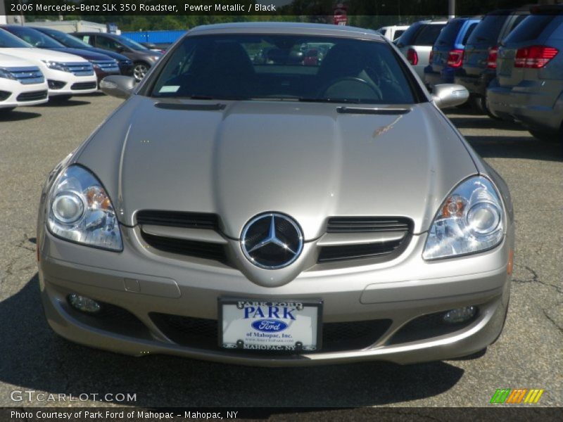 Pewter Metallic / Black 2006 Mercedes-Benz SLK 350 Roadster