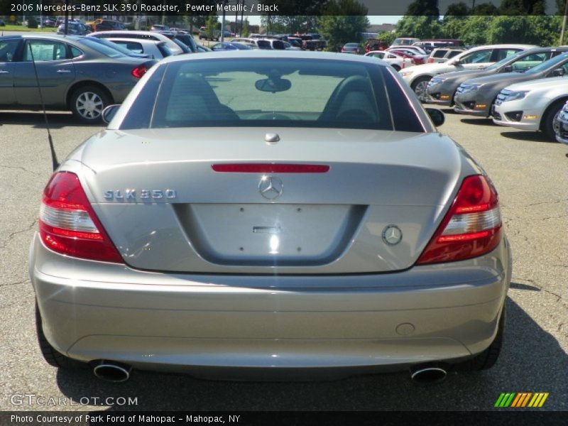 Pewter Metallic / Black 2006 Mercedes-Benz SLK 350 Roadster