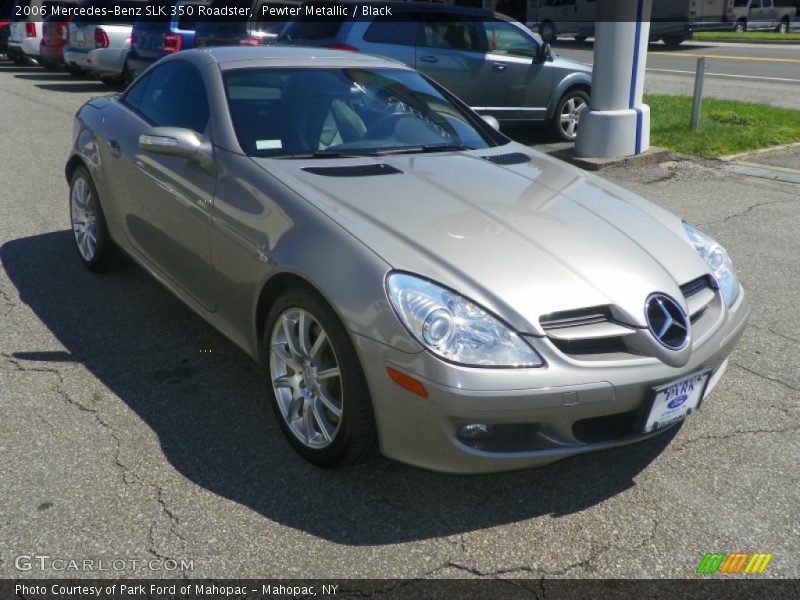 Pewter Metallic / Black 2006 Mercedes-Benz SLK 350 Roadster
