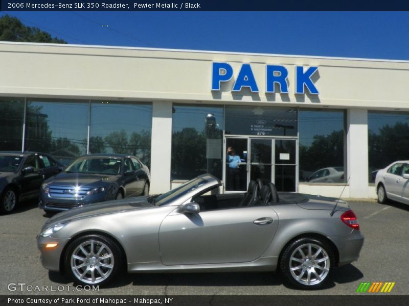 Pewter Metallic / Black 2006 Mercedes-Benz SLK 350 Roadster
