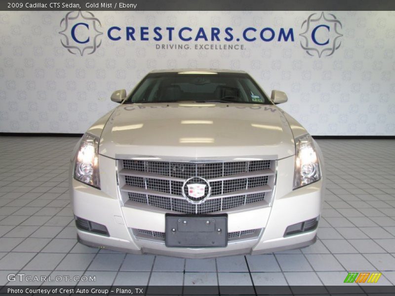 Gold Mist / Ebony 2009 Cadillac CTS Sedan