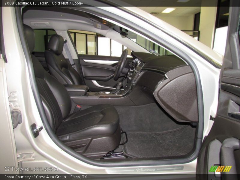 Gold Mist / Ebony 2009 Cadillac CTS Sedan
