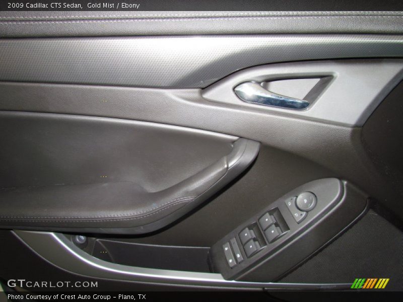 Gold Mist / Ebony 2009 Cadillac CTS Sedan